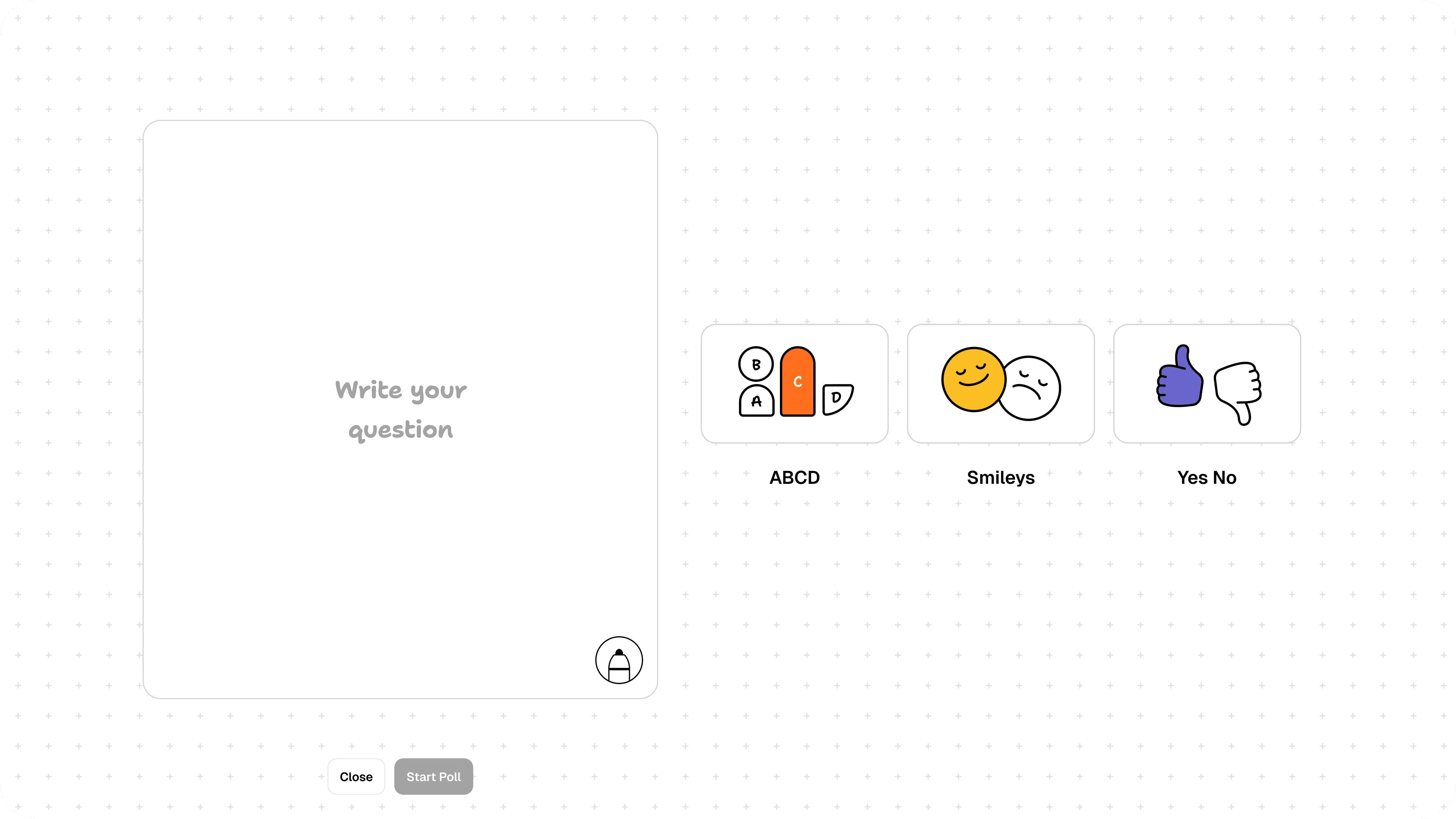 Poll Design mockup